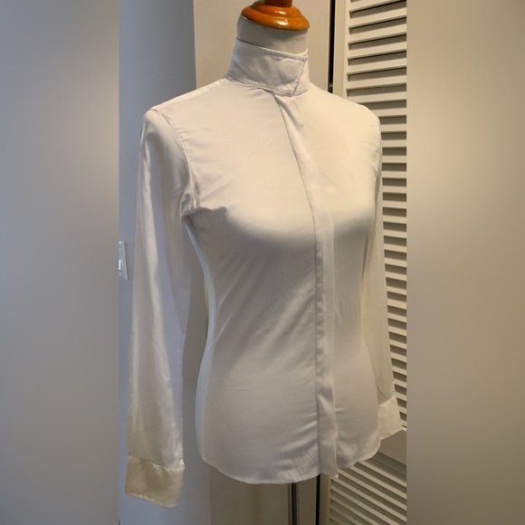 RJ Classics Prestige “Sterling Collection” White Show Shirt Size 32 Cool Stretch - Picture 1 of 8